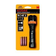 KODAK LED svietidlo Focus 157 Flashlight + 3x AAA Extra Heavy Duty