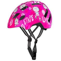 Kitty 2.0 detská cyklistická helma ružová veľkosť oblečenia SM