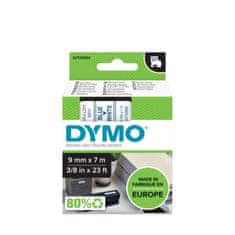 Dymo Páska D1 šírka 9 mm/návin 7m, modrá / biela