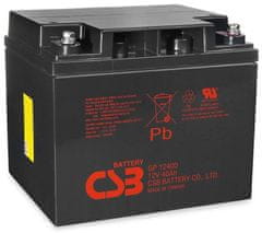 CSB Pb záložný akumulátor CSB GP12400, 12V, 40Ah