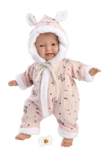 Llorens 63302 LITTLE BABY - realistická bábika bábätko s mäkkým látkovým telom - 32 cm