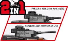 Cobi 2289 II WW Panzer III Ausf J, 1:35, 590 k, 1 f