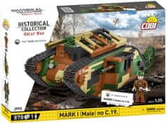 Cobi 2993 Great War Mark I no C.19., 1:35, 878 k, 1 f