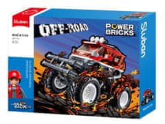 Sluban Power Bricks Naťahovací Červený Off-Road GO