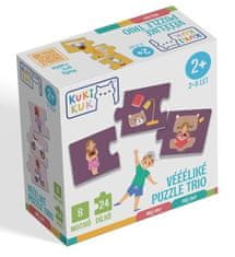 KukiKuk Vééľké puzzle trio Môj deň