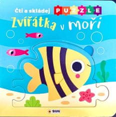 Čítaj a Skladaj Puzzle Zvieratká v mori