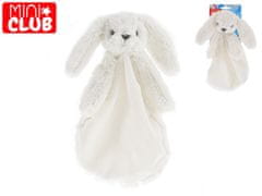 Mini Club maznáčik zajačik plyšový biely 27 cm