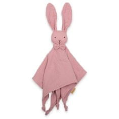 NEW BABY Mušelínový zaspávač Rabbit pink
