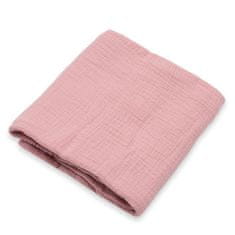 NEW BABY Detská mušelínová deka pink