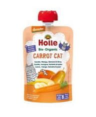 Holle Carrot Cat Bio pyré mrkva mango banán hruška 100 g (6+)