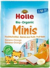 Holle Bio minis banánovo-pomarančové 100 g