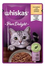 Whiskas vreciek. Pure Delight kuracie v želé 85g