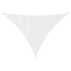 Vidaxl Tieniaca plachta oxfordská látka trojuholníková 3x4x4 m biela