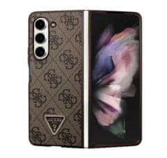 Guess Obal / kryt na Samsung Galaxy Z Fold 5 5G hnedý - Guess Leather