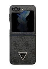 Guess Obal / kryt na Samsung Galaxy Z Flip 5 5G sivý - Guess Leather