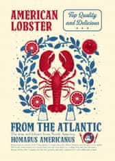 Pelcasa Lobster Kitchen Print - 50x70 cm 