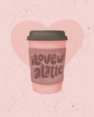 Pelcasa Love You A Latte - 70x100 cm 