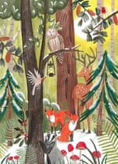 Pelcasa Green Christmas Forest With Animals - 50x70 cm 