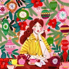 Pelcasa Retro Christmas Santa Woman - 70x100 cm 