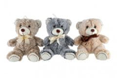 Teddies Medveď s mašľou plyš 24cm