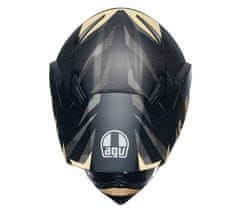 AGV AX9 MPLK E2206 STEPPA MATT CARBON/GREY/SAND vel. XS