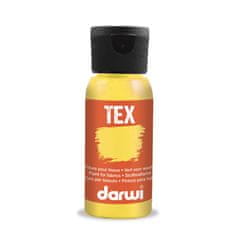 DARWI TEX farba na textil - Tmavo žltá 50 ml