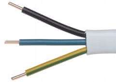 AKS Zielonka Elektrický kábel 3x1mm 5m OMYp 300V
