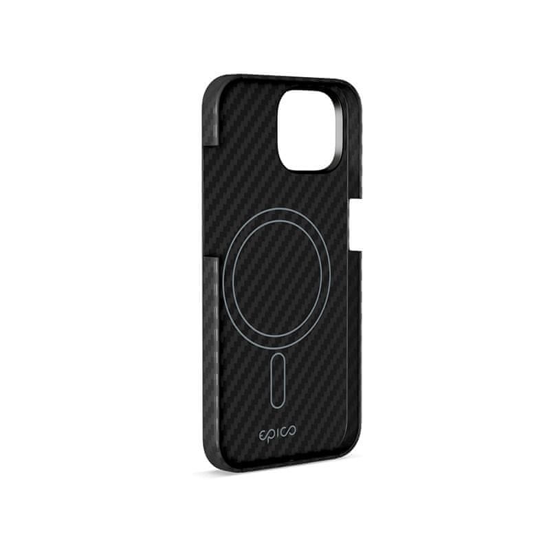 EPICO Mag+ Carbon kryt pro iPhone 15 Pro Max s podporou MagSafe - černý (81410191300003)