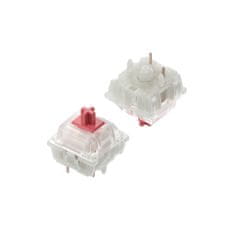 Cherry MX x NuPhy Silent Red Clear-Top Switches - Mechanické spínače 90 ks