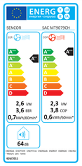 SENCOR mobilní klimatizace SAC MT9079CH