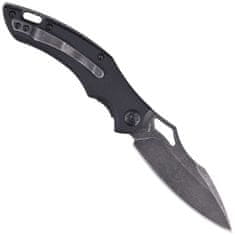 Fox Knives FE-034 EDGE SPARROW BLACK G10, 9Cr13 BLACK STONE WASH