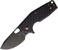 Fox Knives FX-526LI CF VOX SURU M398 PVD STONEWASHED BLD,CARBON FIBER