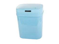 Verk  24489 Bezdotykový odpadkový kôš plastový 13 L modrý