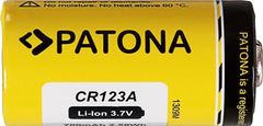 PATONA nabíjecí baterie CR123A/16340 700mAh Li-Ion 3,7V