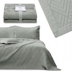 AmeliaHome , Obojstranný pléd /prehoz na posteľ Ophelia, 170x270 cm, oceľová sivá