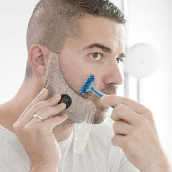 InnovaGoods Hipster Barber Beard Template na holenie InnovaGoods