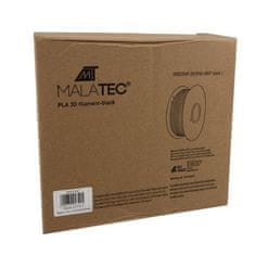 Malatec PLA 3D filament 1kg 1,75mm - čierny Malatec 22040 