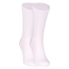 Nedeto 3PACK ponožky vysoké bambusové biele (3PBV02) - veľkosť XL