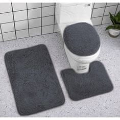Ruhhy Kúpeľňový koberček - súprava - sivá Ruhhy 22061 