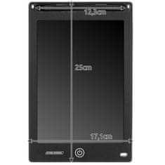 Kruzzel Tablet na kreslenie 10" čierny XL KRUZZEL 22455 