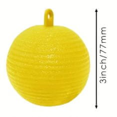 Vixson Závesná loptička s lepiacou pascou na muchy (žltá farba, 6 ks) | BUGIORB