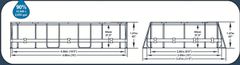 Bestway Bazén Bestway Power Steel, 56448, kartušová filtrácia, rebrík, plachta, dávkovač, 488x305x107 cm