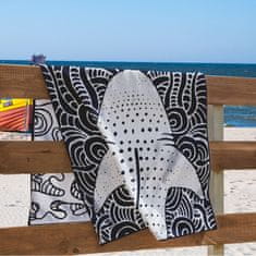 DecoKing , Luxusná plážová osuška SHARK, 90 x 180 cm