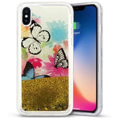 ZIZO Zizo Liquid Glitter Star Case - puzdro pre iPhone X (Motýle)