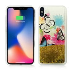 ZIZO Zizo Liquid Glitter Star Case - puzdro pre iPhone X (Motýle)