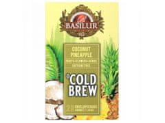 Basilur BASILUR Cold Brew - Ovocný čaj bez kofeínu s arómou kokosu a ananásu, čaj na studeno v sáčkoch 20 x 2 g x1