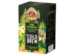 Basilur BASILUR Cold Brew - Ovocný čaj bez kofeínu s arómou maracuje a citrusov, čaj na studeno v sáčkoch 20 x 2 g x6