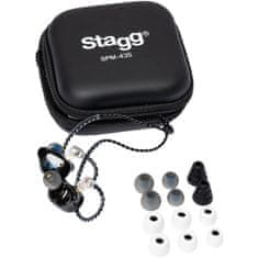 Stagg SPM-235 BK, in-ear slúchadlá, čierna