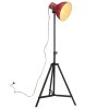 Podlahová lampa 25 W šmuhovaná červená 61x61x90/150 cm E27