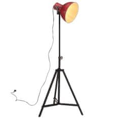 Petromila vidaXL Podlahová lampa 25 W šmuhovaná červená 61x61x90/150 cm E27